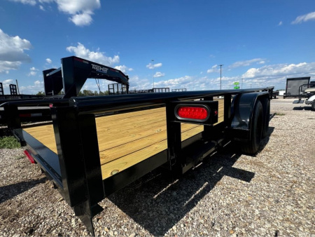 New 2025 Stanley Trailers 83X12 PIPE TOP OPEN TRAILER Utility Trailer SLIDE IN RAMPS