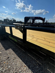 New Stanley Trailers 83X14 PIPE TOP OPEN TRAILER Utility Trailer SLIDE IN RAMPS