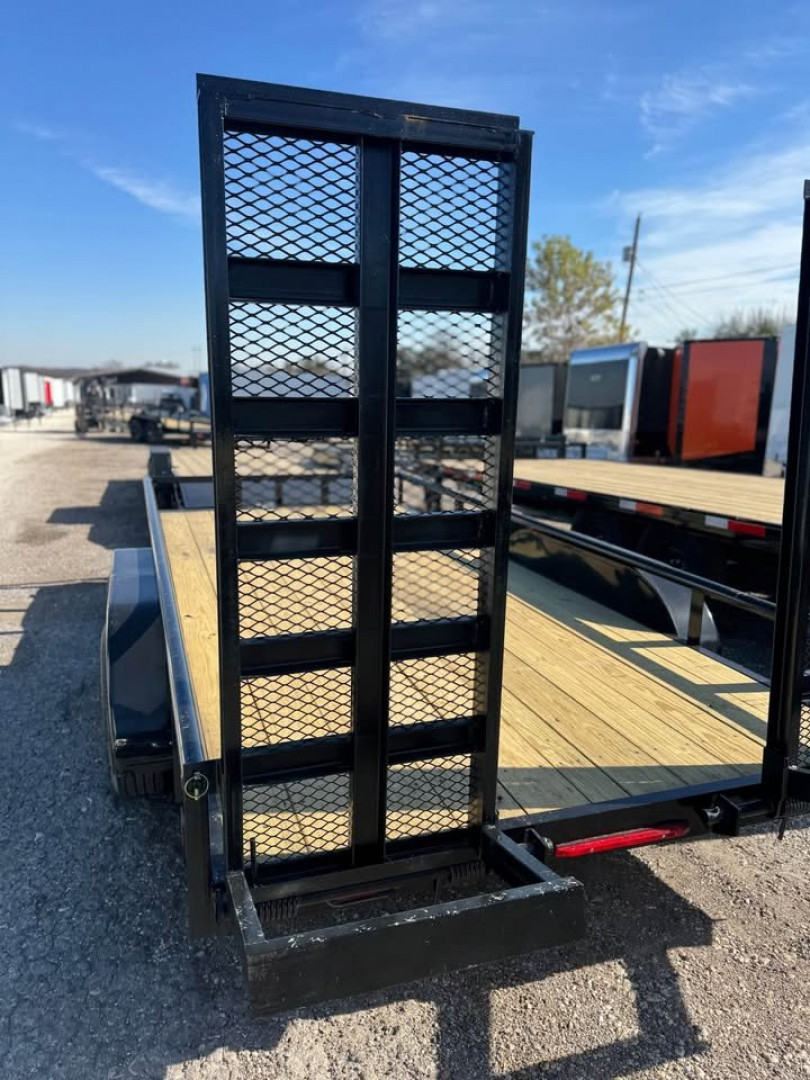 New 2025 Stanley Trailers 83X20 PIPE TOP EQUIPMENT TRAILER Utility Trailer HEAVY DUTY 6K AXLES D RATED FOR 9990LBS STAND UP RAMPS