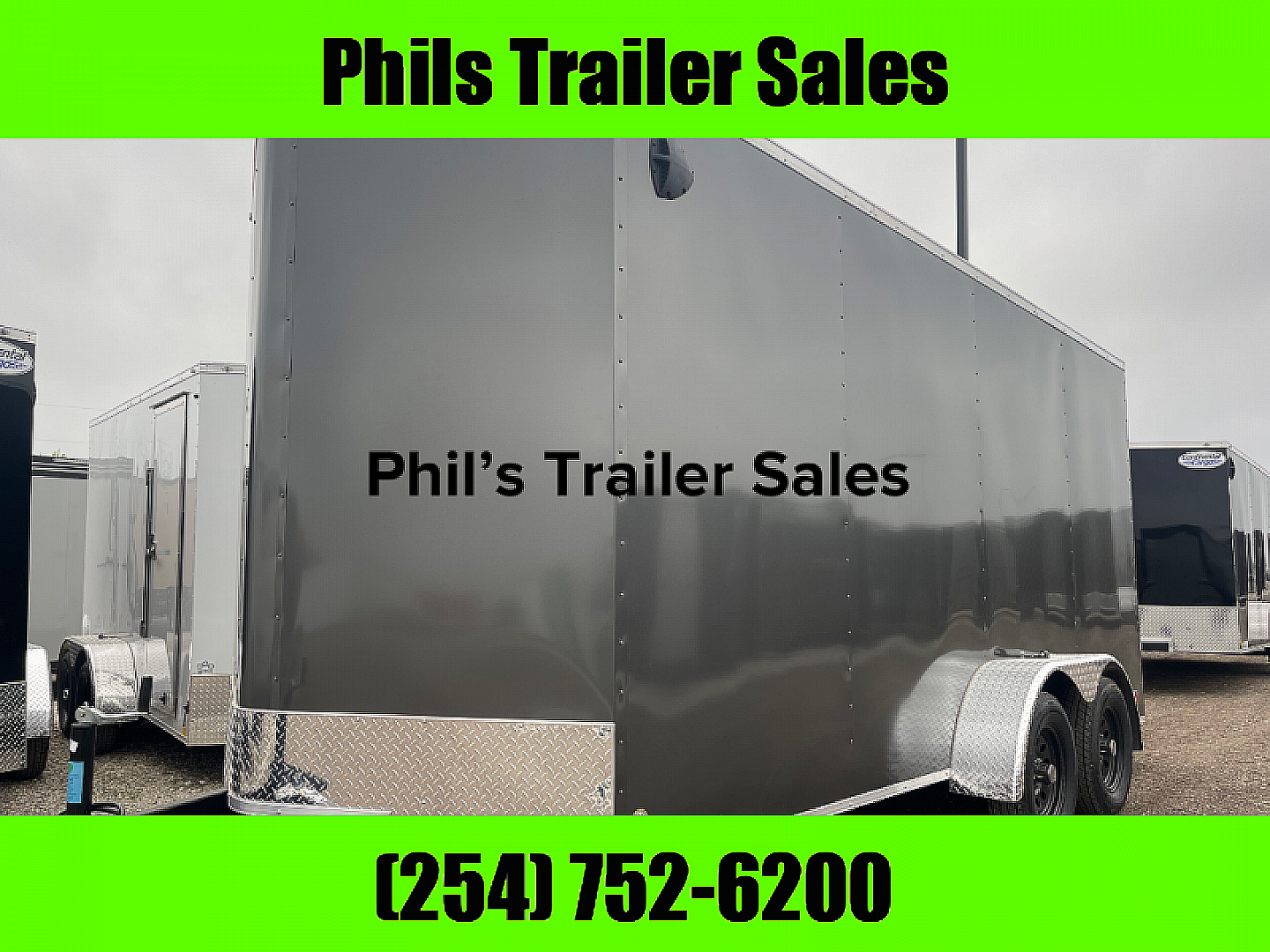 New Continental Cargo NEW 7X16 + V-NOSE ENCLOSED CARGO TRAILER Cargo / Enclosed Trailer