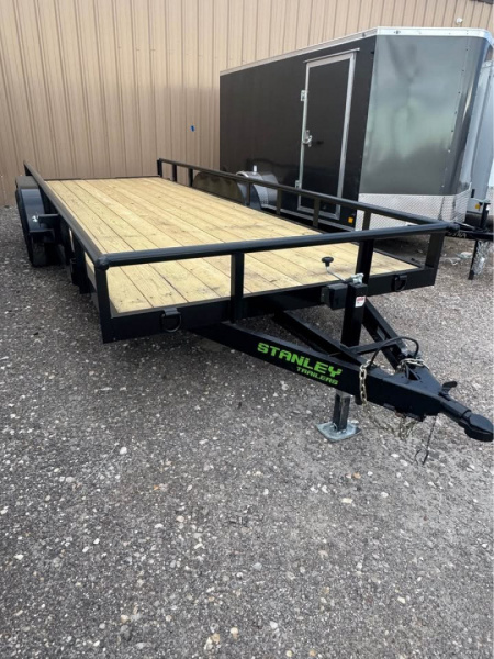 New Stanley Trailers 83X20 PIPE TOP UTILITY TRAILER HEAVY DUTY 6K AXLES EQUIPMENT TRAILER Utility Trailer