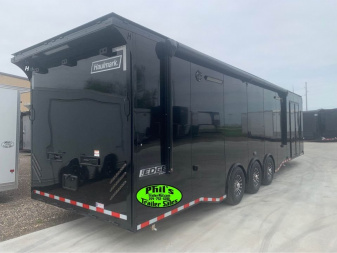 New 2025 HAULMARK 32' EDGE PRO TONGUE BOX / ELECTRIC AWNING / AIRLINES Car / Racing Trailer
