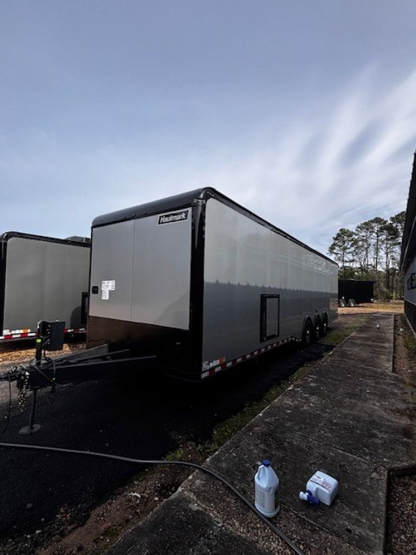 New 2025 Haulmark Car / Racing Trailer BATHROOM, AC, AND AWNING.. RACE READY !!!!!