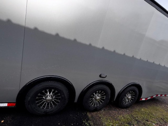 New 2025 Haulmark Car / Racing Trailer BATHROOM, AC, AND AWNING.. RACE READY !!!!!