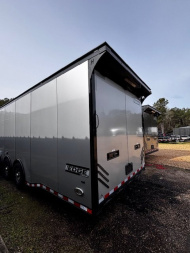 New 2025 Haulmark Car / Racing Trailer BATHROOM, AC, AND AWNING.. RACE READY !!!!!