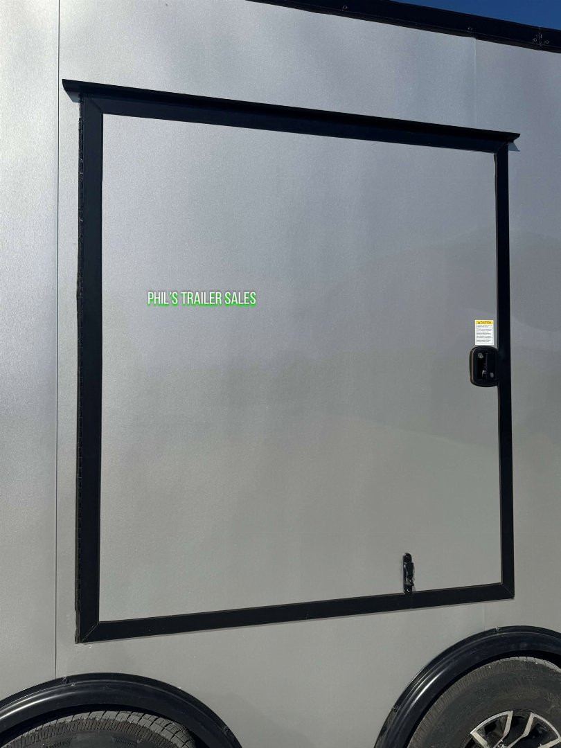 New 2025 Pace American 8.5 X24 CARGO SPORT Car / Racing Trailer ESCAPE DOOR SPREAD AXLES