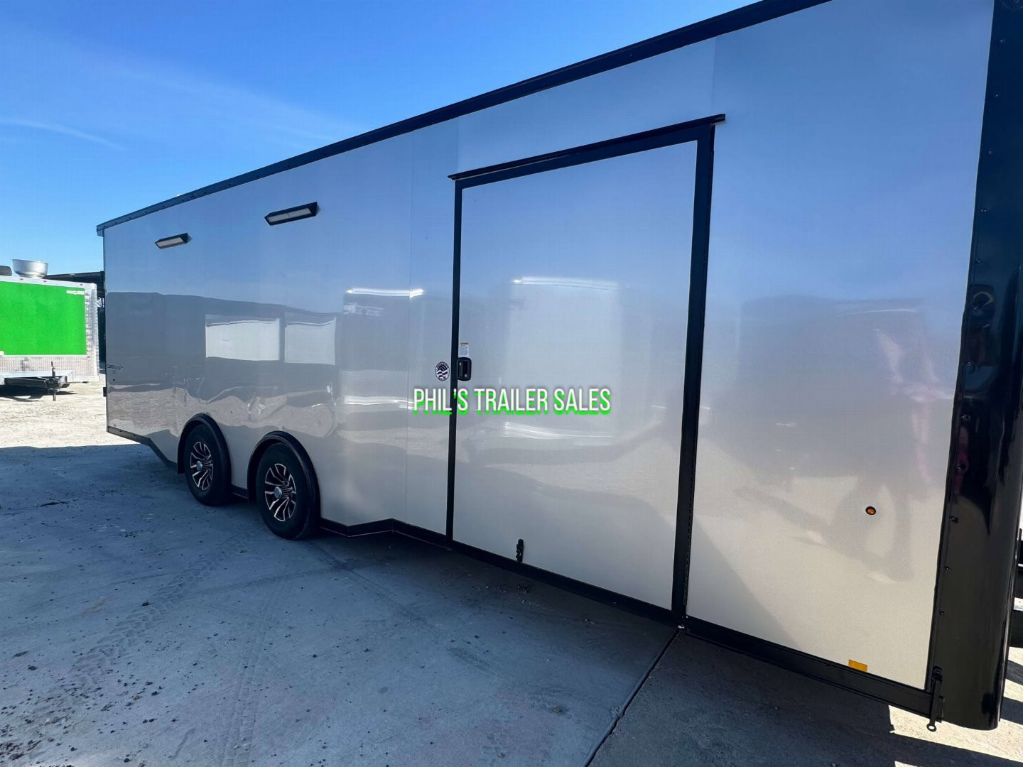 New 2025 Pace American 8.5 X24 CARGO SPORT Car / Racing Trailer ESCAPE DOOR SPREAD AXLES
