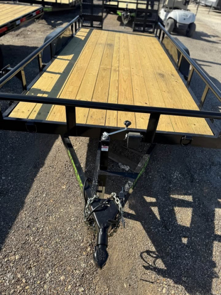 New 2025 Stanley Trailers 83X16 PIPE TOP EQUIPMENT TRAILER Utility Trailer HEAVY DUTY 6K AXLES D RATED FOR 9990LBS STAND UP RAMPS
