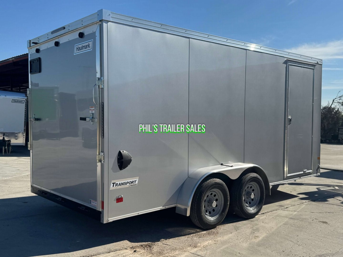 New 2025 HAULMARK TRANSPORT 7X16 Cargo / Enclosed Trailer 7' INTERIOR HEIGHT SCREWLESS EXTERIOR UPGRADE