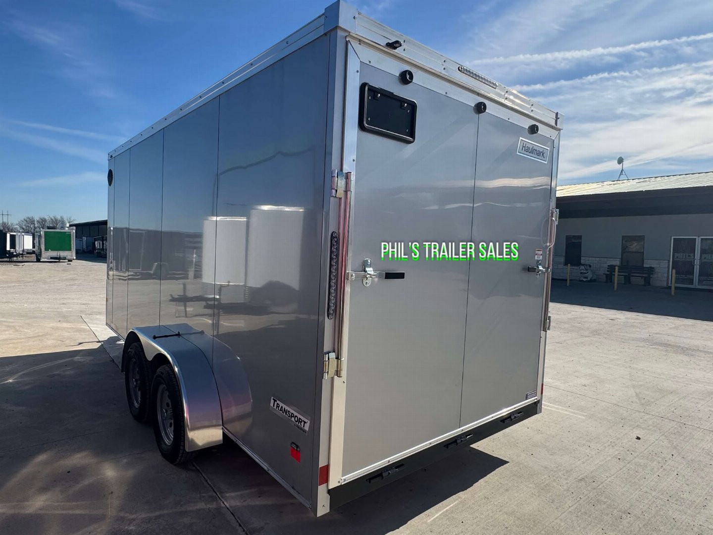 New 2025 HAULMARK TRANSPORT 7X16 Cargo / Enclosed Trailer 7' INTERIOR HEIGHT SCREWLESS EXTERIOR UPGRADE