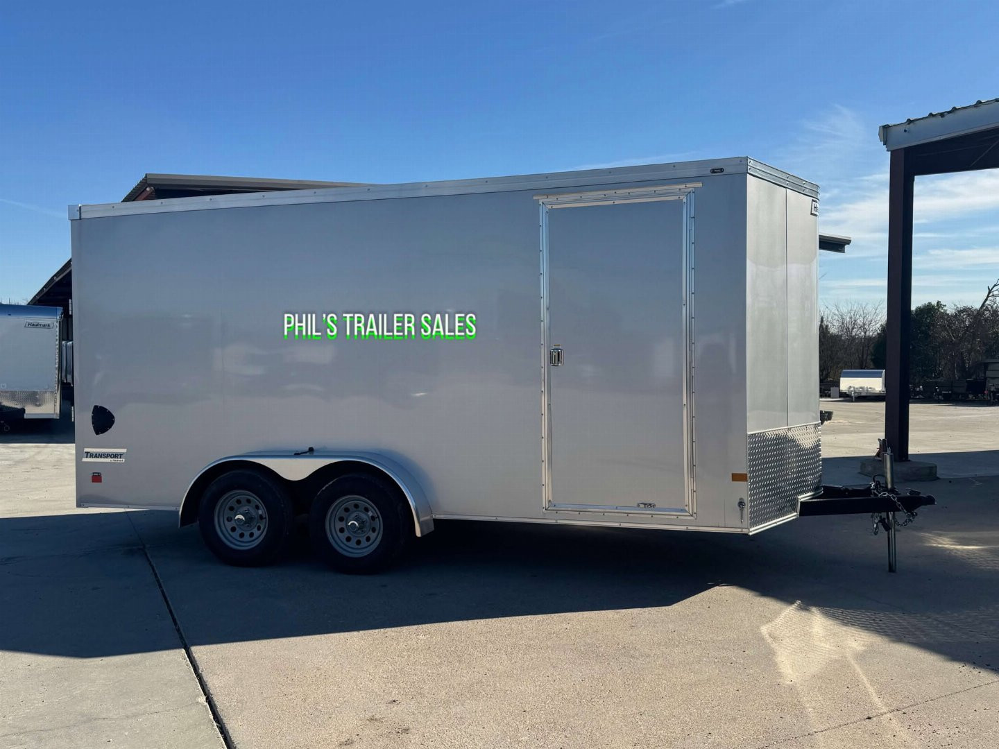 New 2025 HAULMARK TRANSPORT 7X16 Cargo / Enclosed Trailer 7' INTERIOR HEIGHT SCREWLESS EXTERIOR UPGRADE