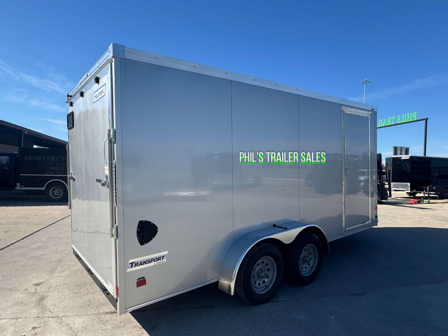 New 2025 HAULMARK TRANSPORT 7X16 Cargo / Enclosed Trailer 7' INTERIOR HEIGHT SCREWLESS EXTERIOR UPGRADE