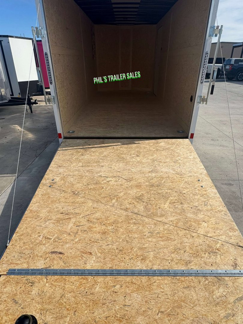 New 2025 HAULMARK TRANSPORT 7X16 Cargo / Enclosed Trailer 7' INTERIOR HEIGHT SCREWLESS EXTERIOR UPGRADE