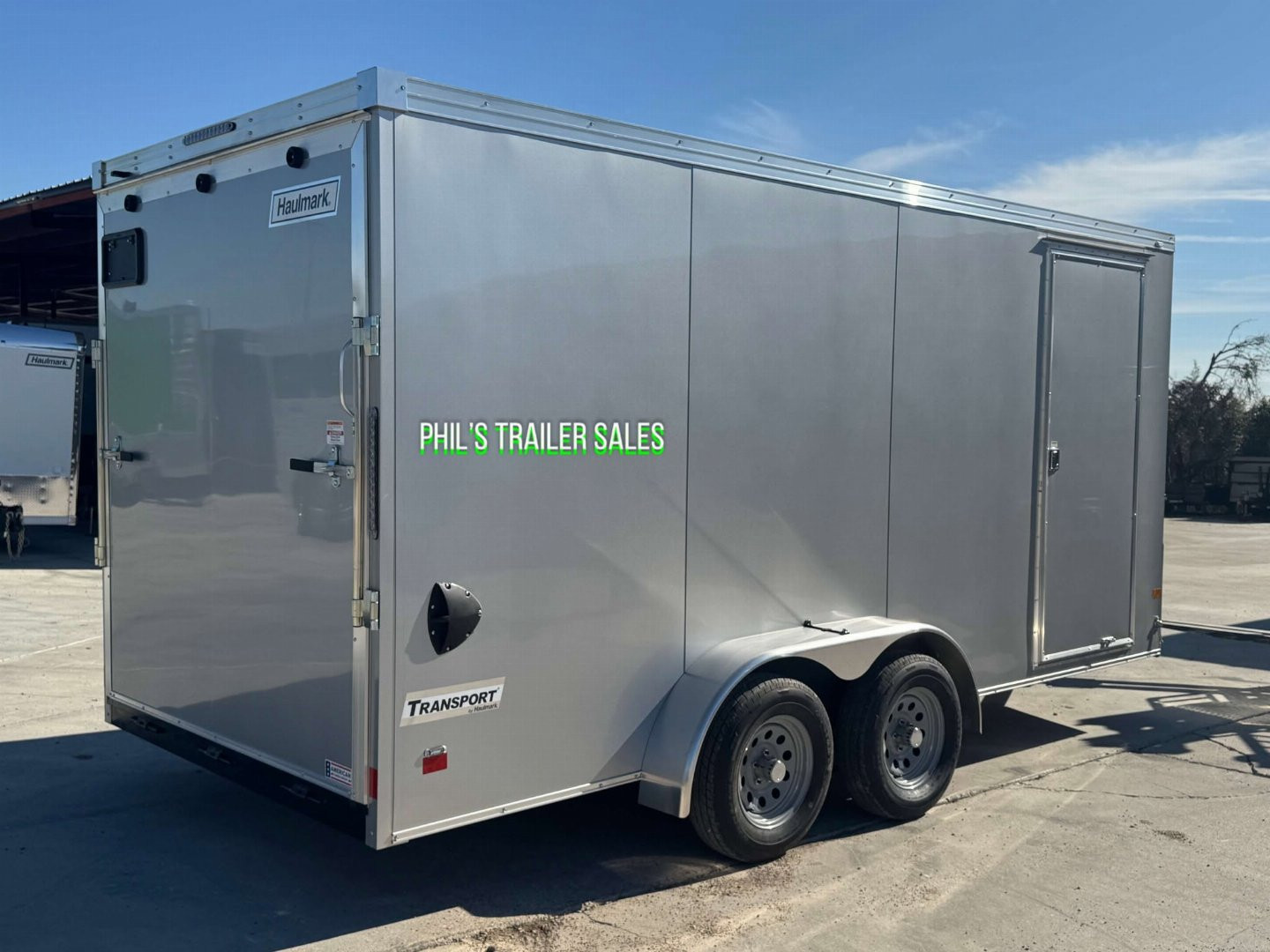 New 2025 HAULMARK TRANSPORT 7X16 Cargo / Enclosed Trailer 7' INTERIOR HEIGHT SCREWLESS EXTERIOR UPGRADE