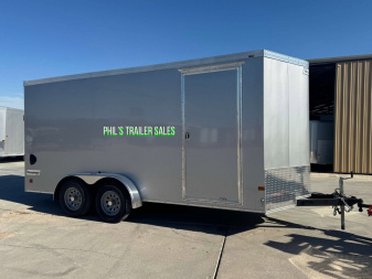 New 2025 HAULMARK TRANSPORT 7X16 Cargo / Enclosed Trailer 7' INTERIOR HEIGHT SCREWLESS EXTERIOR UPGRADE