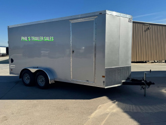 New 2025 HAULMARK TRANSPORT 7X16 Cargo / Enclosed Trailer 7' INTERIOR HEIGHT SCREWLESS EXTERIOR UPGRADE