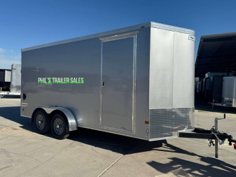 New 2025 HAULMARK TRANSPORT 7X16 Cargo / Enclosed Trailer 7' INTERIOR HEIGHT SCREWLESS EXTERIOR UPGRADE