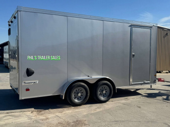 New 2025 HAULMARK TRANSPORT 7X16 Cargo / Enclosed Trailer 7' INTERIOR HEIGHT SCREWLESS EXTERIOR UPGRADE