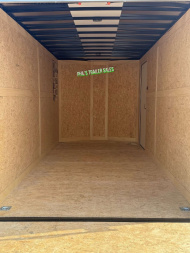 New 2025 HAULMARK TRANSPORT 7X16 Cargo / Enclosed Trailer 7' INTERIOR HEIGHT SCREWLESS EXTERIOR UPGRADE