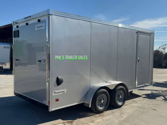 New 2025 HAULMARK TRANSPORT 7X16 Cargo / Enclosed Trailer 7' INTERIOR HEIGHT SCREWLESS EXTERIOR UPGRADE