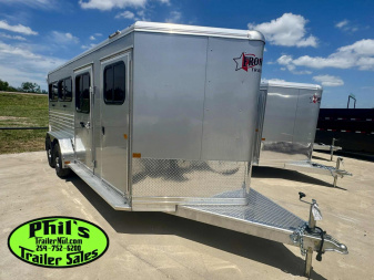 New 2025 Frontier Trailers 6 PEN LOW PRO LIVESTOCK TRAILER Stock / Stock Combo Trailer