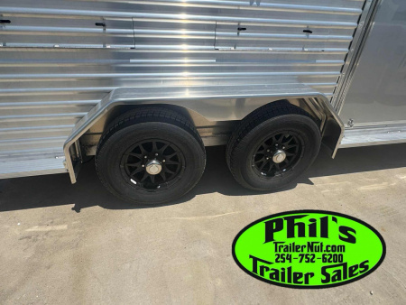 New Frontier Trailers 6 PEN LOW PRO LIVESTOCK TRAILER Stock / Stock Combo Trailer