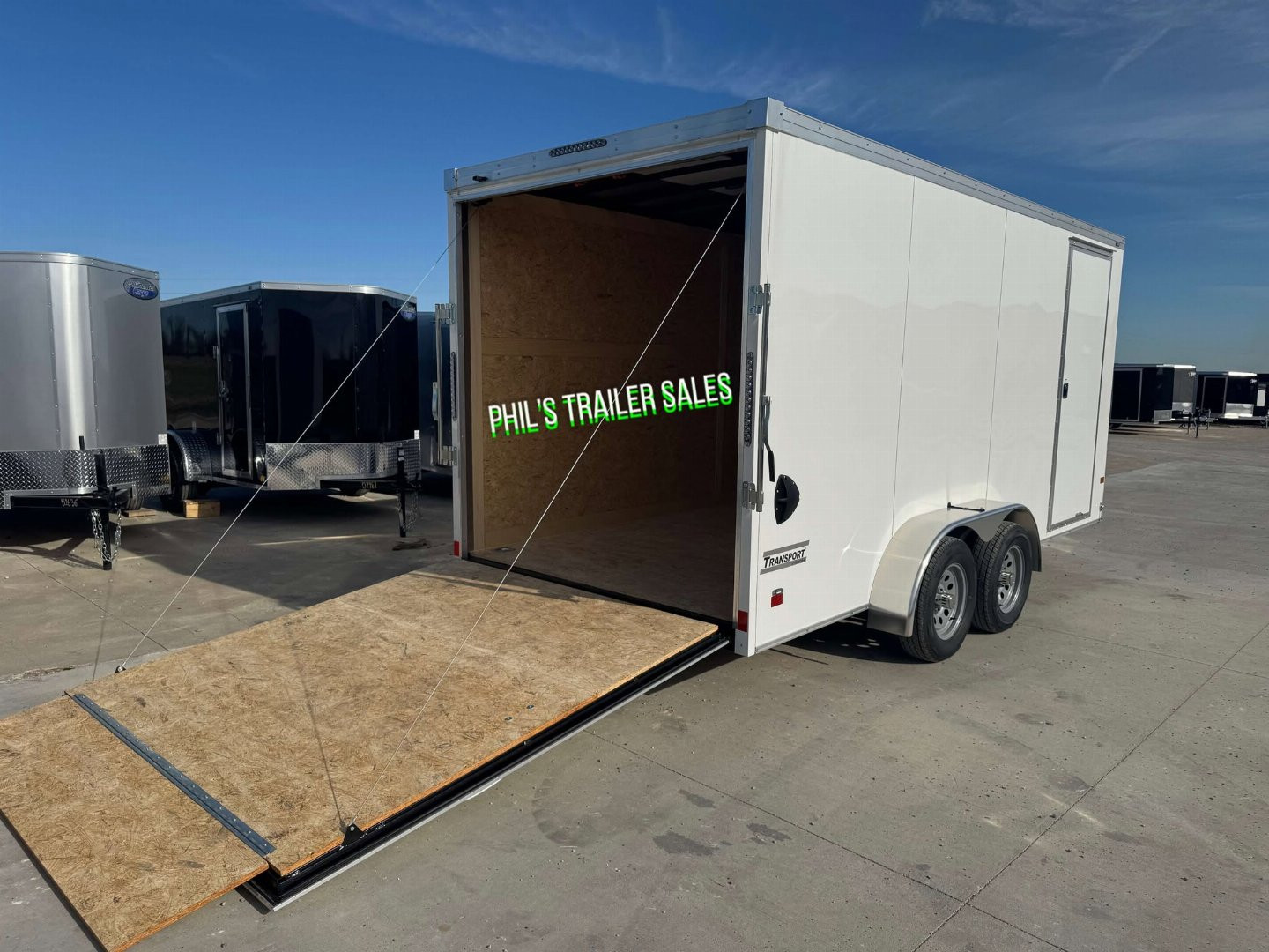 New 2025 HAULMARK TRANSPORT 7X16 Cargo / Enclosed Trailer 7' INTERIOR HEIGHT SCREWLESS EXTERIOR UPGRADE