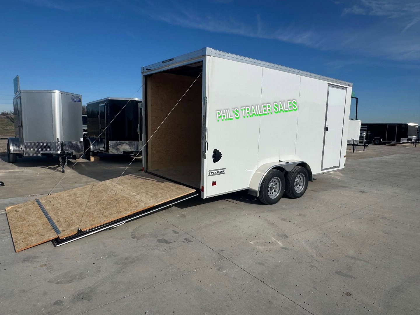 New 2025 HAULMARK TRANSPORT 7X16 Cargo / Enclosed Trailer 7' INTERIOR HEIGHT SCREWLESS EXTERIOR UPGRADE