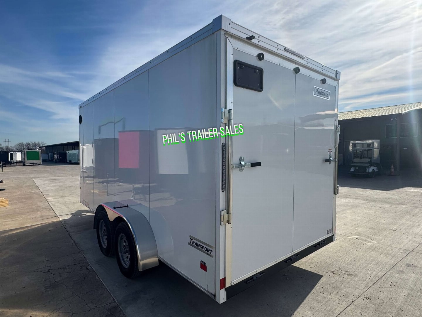New 2025 HAULMARK TRANSPORT 7X16 Cargo / Enclosed Trailer 7' INTERIOR HEIGHT SCREWLESS EXTERIOR UPGRADE