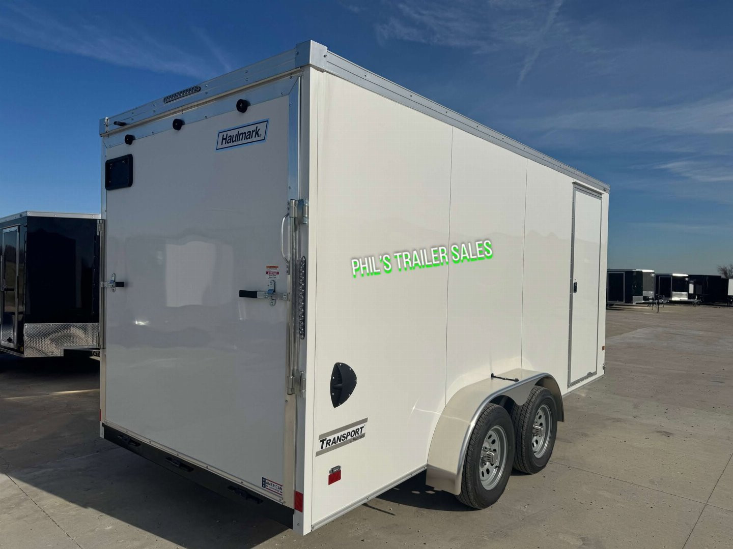New 2025 HAULMARK TRANSPORT 7X16 Cargo / Enclosed Trailer 7' INTERIOR HEIGHT SCREWLESS EXTERIOR UPGRADE