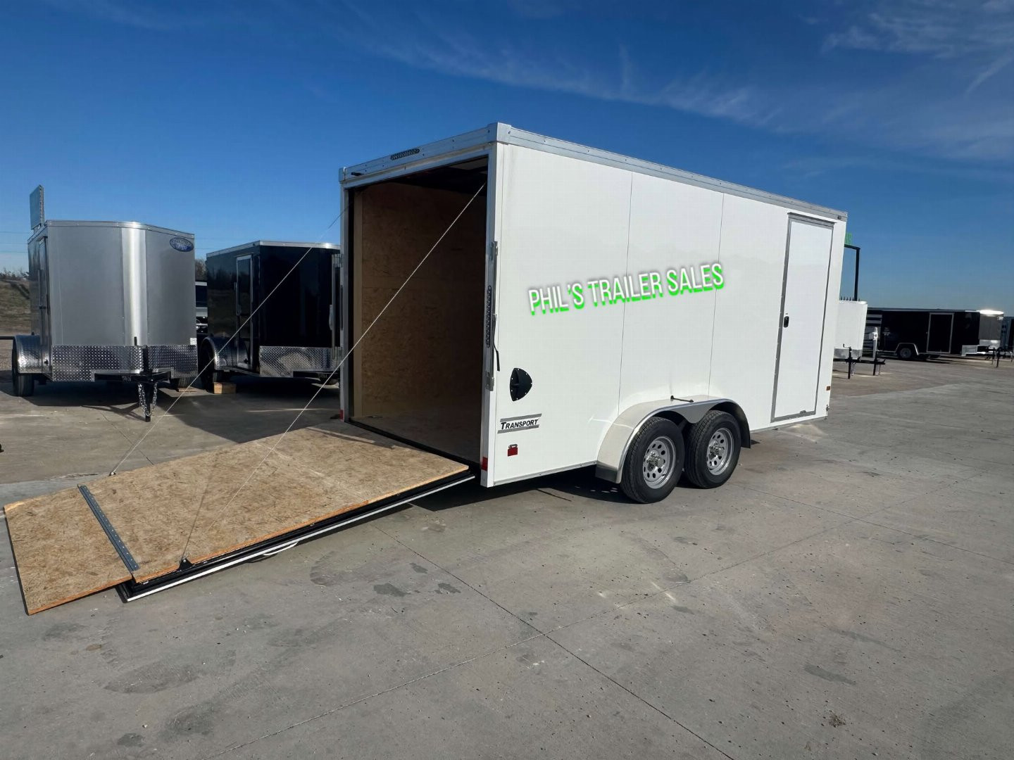 New 2025 HAULMARK TRANSPORT 7X16 Cargo / Enclosed Trailer 7' INTERIOR HEIGHT SCREWLESS EXTERIOR UPGRADE