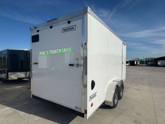 New 2025 HAULMARK TRANSPORT 7X16 Cargo / Enclosed Trailer 7' INTERIOR HEIGHT SCREWLESS EXTERIOR UPGRADE