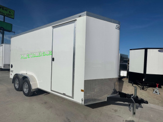 New 2025 HAULMARK TRANSPORT 7X16 Cargo / Enclosed Trailer 7' INTERIOR HEIGHT SCREWLESS EXTERIOR UPGRADE