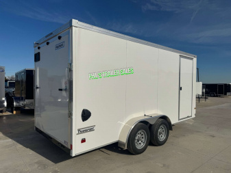 New 2025 HAULMARK TRANSPORT 7X16 Cargo / Enclosed Trailer 7' INTERIOR HEIGHT SCREWLESS EXTERIOR UPGRADE