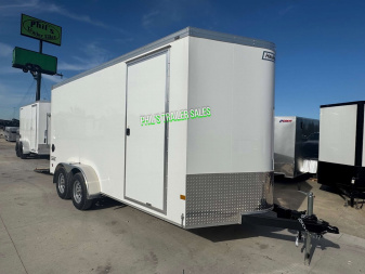 New 2025 HAULMARK TRANSPORT 7X16 Cargo / Enclosed Trailer 7' INTERIOR HEIGHT SCREWLESS EXTERIOR UPGRADE