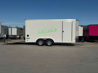 New 2025 HAULMARK TRANSPORT 7X16 Cargo / Enclosed Trailer 7' INTERIOR HEIGHT SCREWLESS EXTERIOR UPGRADE