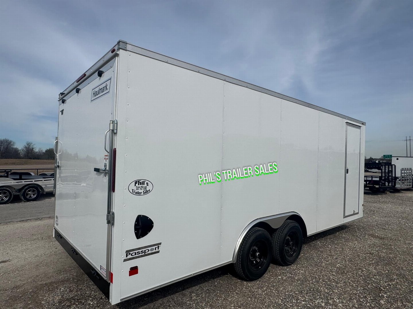 New 2025 Haulmark 8.5 X 20 Cargo / Enclosed Trailer PASSPORT D SERIES UPGRADED 5200LB DEXTER AXLES UPGRADED 7' INTERIOR