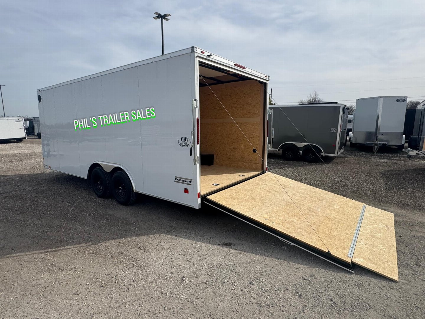New 2025 Haulmark 8.5 X 20 Cargo / Enclosed Trailer PASSPORT D SERIES UPGRADED 5200LB DEXTER AXLES UPGRADED 7' INTERIOR