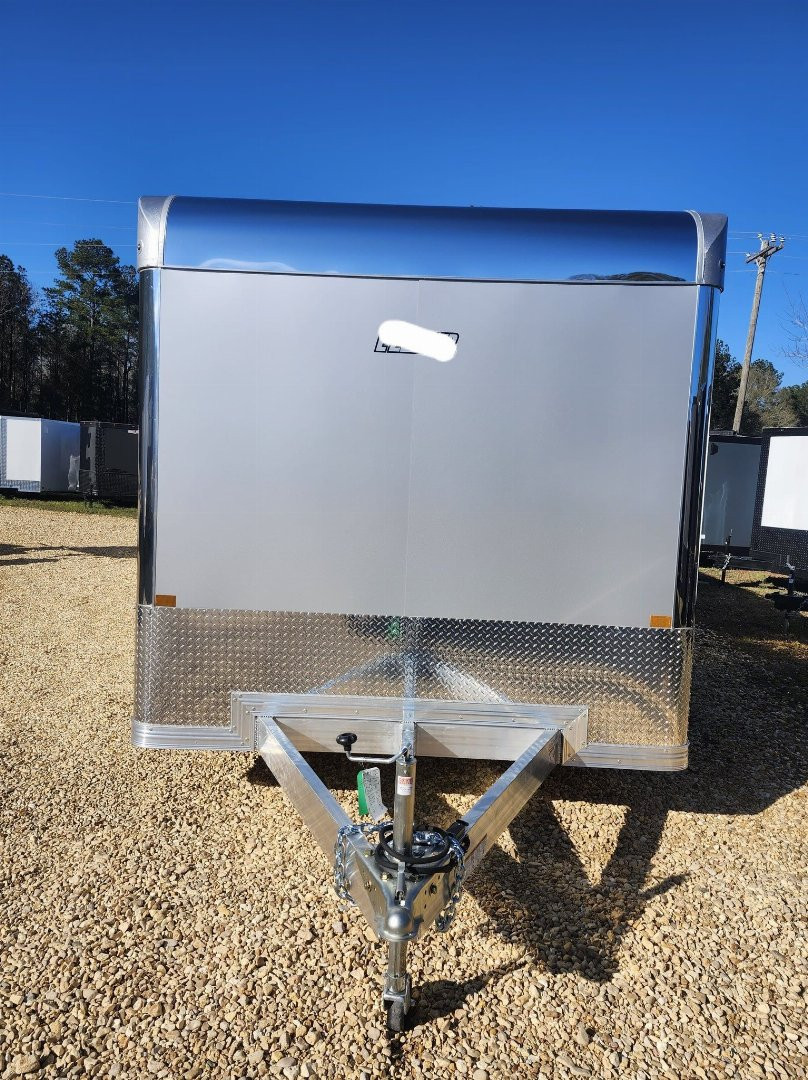 New 2025 E-Z Hauler 8.5x24 ALL ALUMINUM CAR HAULER LARGE ESCAPE DOOR FINISHED INTERIOR