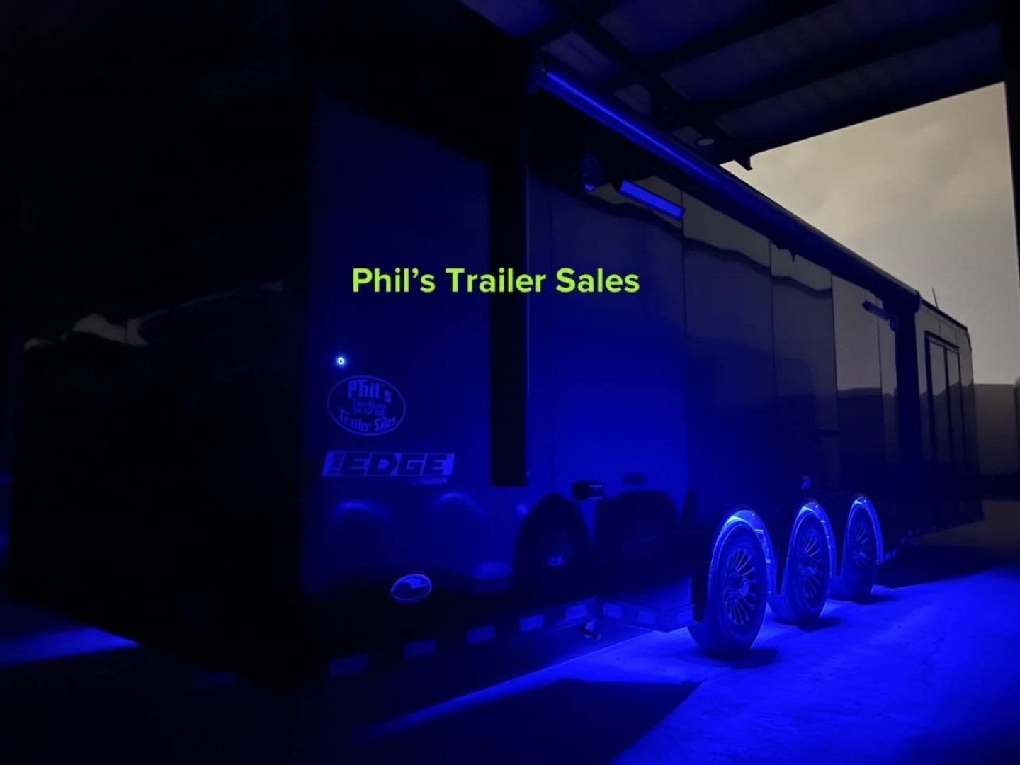 New 2025 HAULMARK 34' EDGE PRO TONGUE BOX / ELECTRIC AWNING / AIRLINES / DOORS Car / Racing Trailer