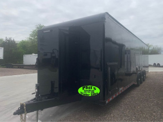 New 2025 HAULMARK 34' EDGE PRO TONGUE BOX / ELECTRIC AWNING / AIRLINES / DOORS Car / Racing Trailer