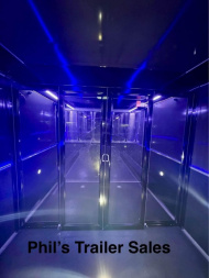 New 2025 HAULMARK 34' EDGE PRO TONGUE BOX / ELECTRIC AWNING / AIRLINES / DOORS Car / Racing Trailer