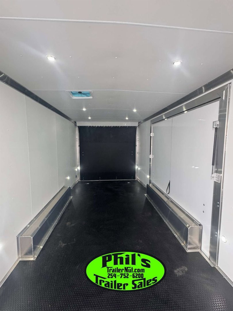New E-Z Hauler 24' ALL ALUMINUM CAR HAULER LARGE ESCAPE DOOR FINISHED OUT Cargo / Enclosed Trailer