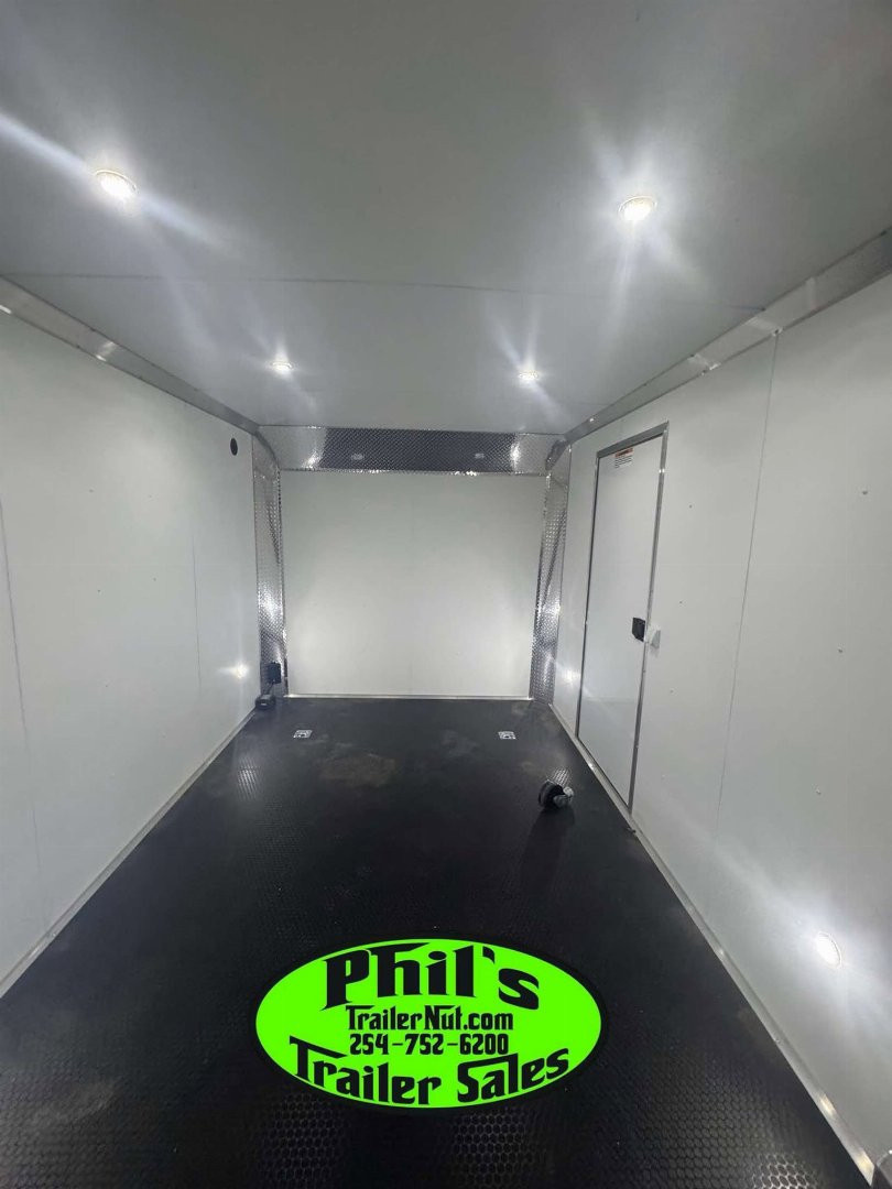 New E-Z Hauler 24' ALL ALUMINUM CAR HAULER LARGE ESCAPE DOOR FINISHED OUT Cargo / Enclosed Trailer
