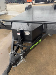 New 2025 Stanley Trailers 83X24 OPEN CAR HAULER Car Hauler EQUIPMENT TRAILER SPLIT TAIL UPGRADED 6K AXLES