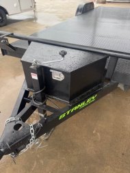 New 2025 Stanley Trailers 83X24 OPEN CAR HAULER Car Hauler EQUIPMENT TRAILER SPLIT TAIL UPGRADED 6K AXLES