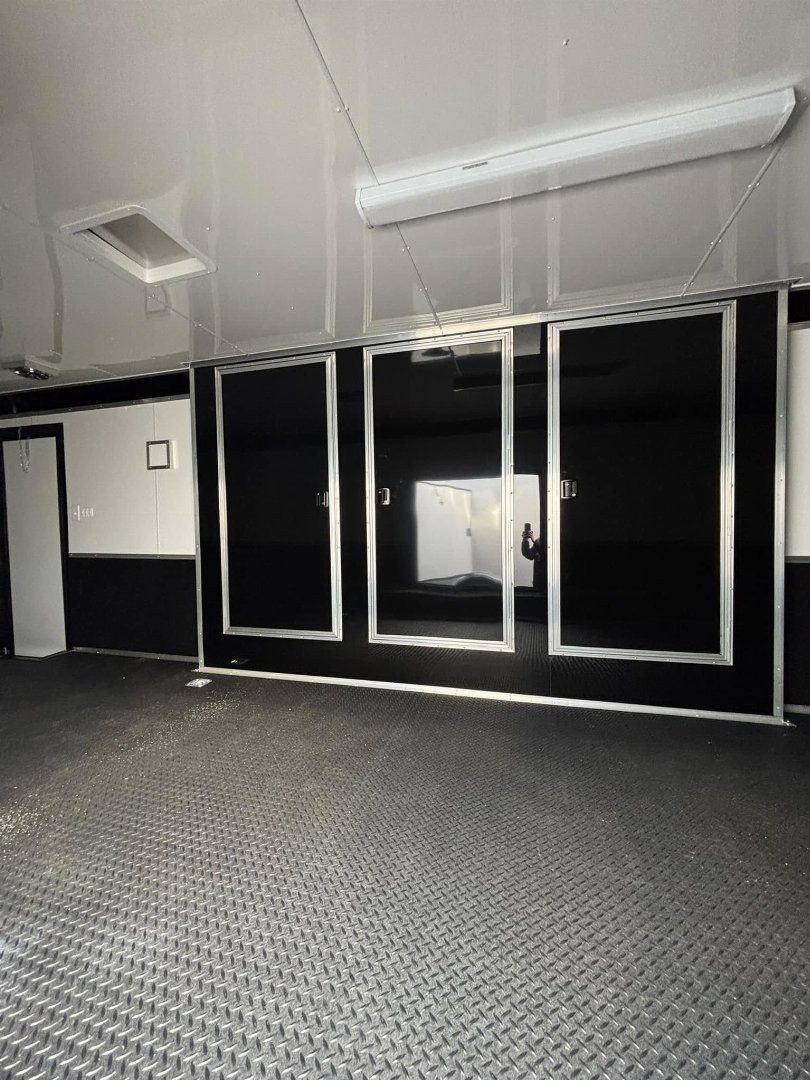 New 2025 34 ' Loaded out Race Trailer Enclosed Trailer Car / Racing Trailer