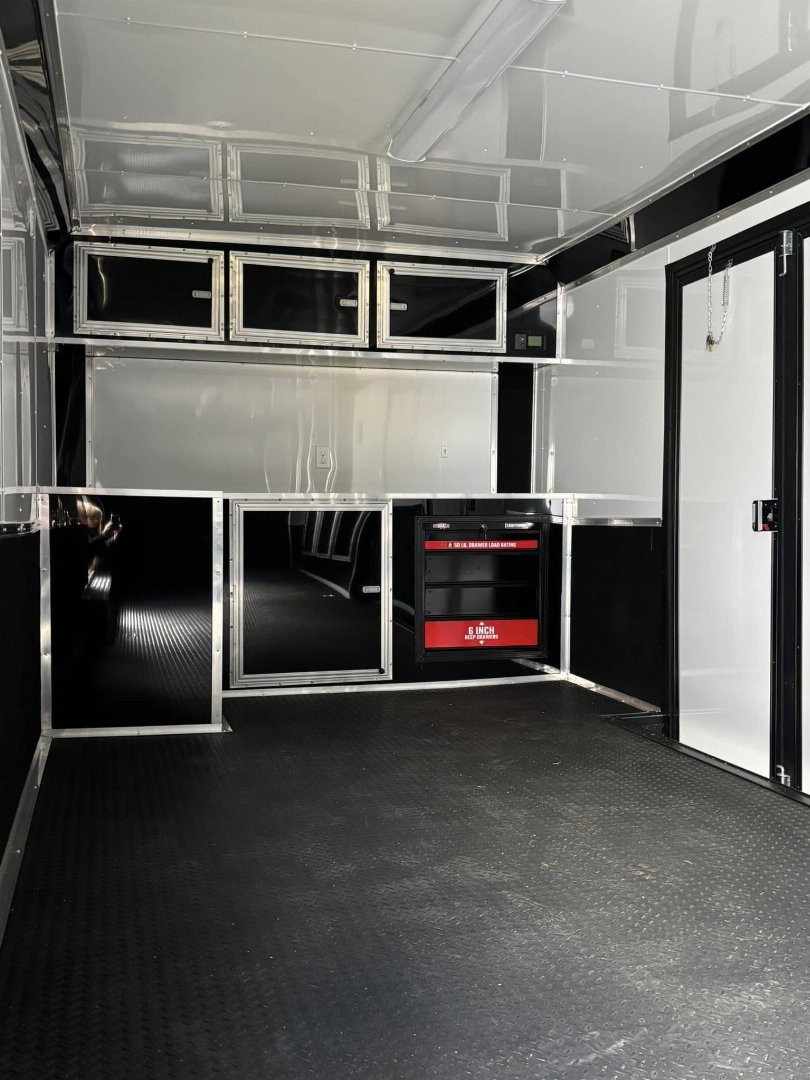 New 2025 34 ' Loaded out Race Trailer Enclosed Trailer Car / Racing Trailer