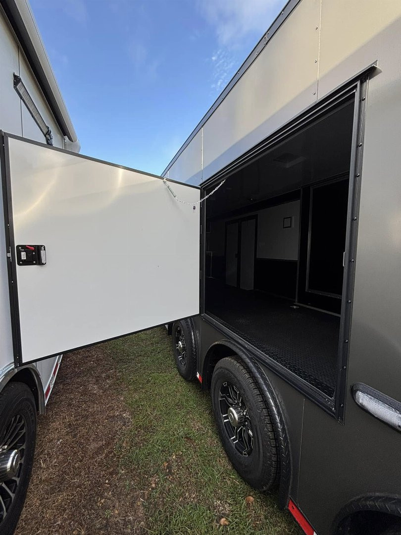 New 2025 34 ' Loaded out Race Trailer Enclosed Trailer Car / Racing Trailer