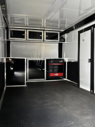 New 2025 34 ' Loaded out Race Trailer Enclosed Trailer Car / Racing Trailer